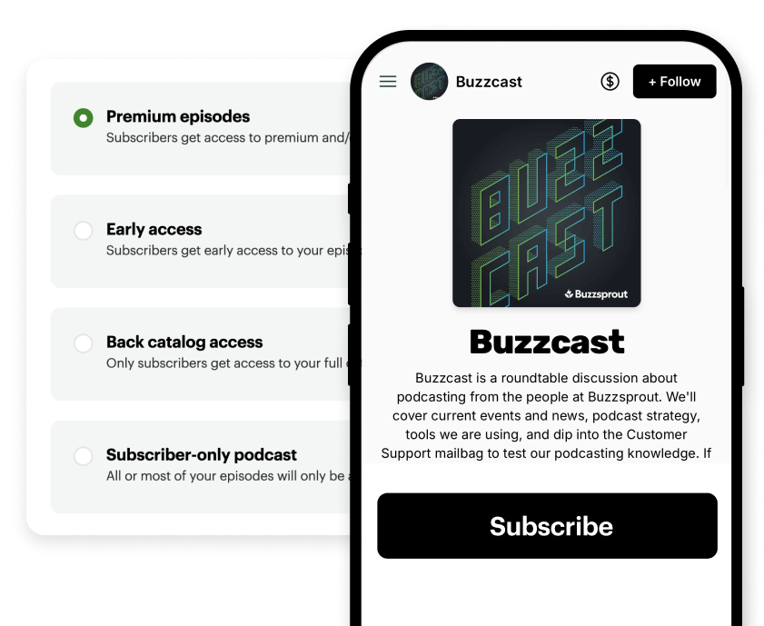 Upload your episode